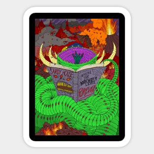 The Book Wyrm Lives! Sticker